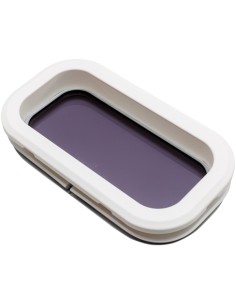 LEWMAR  Standard 0 ST0 Portlight Silber 176X323mm weiße Rahmen Fest 2