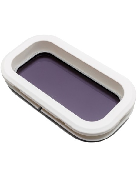 LEWMAR  Standard 0 ST0 Portlight Silber 176X323mm weiße Rahmen Fest