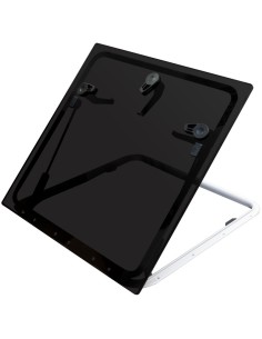 Lewmar FLUSH Profile 70 GEN.2 – Dunkelgraues Glas, 700 x 700 mm, Bootsluke