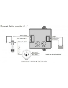 Widerstandskonverter 0-190 Ohm auf 240-33 Ohm und umgekehrt für Tankgeber & Anzeige 2