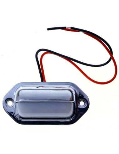 Boot LED Chrome 12V Bernsteinfarbe - Amber - Niedergängen - Kajüten und Innenräumen