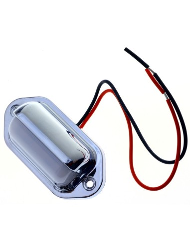 Boot LED Chrome 12V Bernsteinfarbe - Amber - Niedergängen - Kajüten und Innenräumen