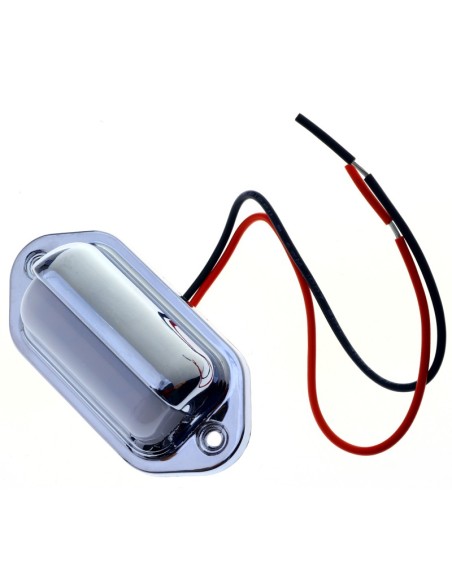 Boot LED Chrome 12V Bernsteinfarbe - Amber - Niedergängen - Kajüten und Innenräumen