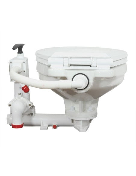 Handbetriebene Yacht-Toilette – TMC Compact – Keramik, Robust, Einfache Montage!