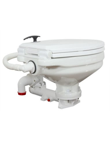 Handbetriebene Yacht-Toilette – TMC Compact – Keramik, Robust, Einfache Montage!