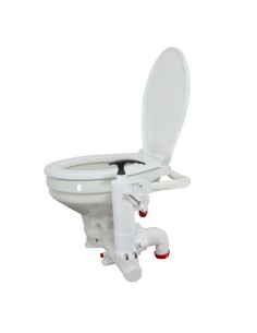 Handbetriebene Yacht-Toilette – TMC Compact – Keramik, Robust, Einfache Montage!