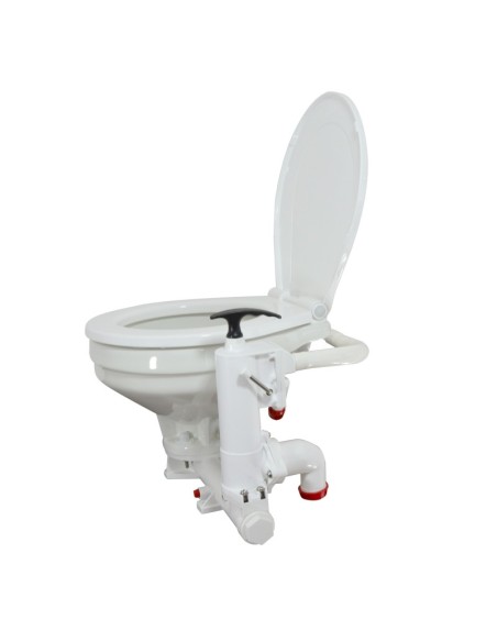 Handbetriebene Yacht-Toilette – TMC Compact – Keramik, Robust, Einfache Montage!