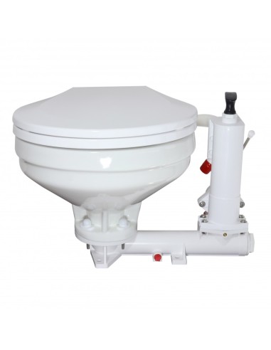 Handbetriebene Yacht-Toilette – TMC Compact – Keramik, Robust, Einfache Montage!
