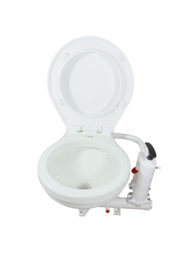 Handbetriebene Yacht-Toilette – TMC Compact – Keramik, Robust, Einfache Montage!