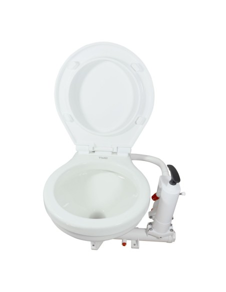 Handbetriebene Yacht-Toilette – TMC Compact – Keramik, Robust, Einfache Montage!