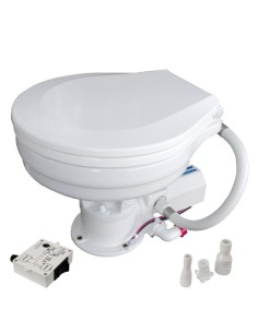 TMC – Elektrische Marine-Toilette COMPACT 12V (Porzellan, Macerator, Soft-Close)