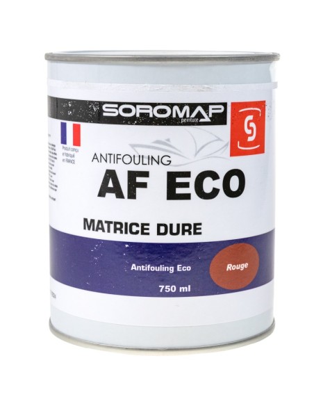 AF ECO Rot 0,75L Hartes Antifouling Bootslack für GFK, Holz, Stahl, ökologisch