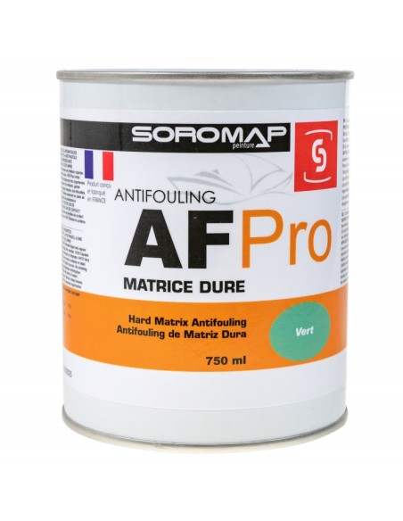 AF PRO Grün 0,75L Hartes Antifouling Bootslack für GFK, Holz, Stahl, ökologisch