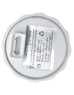 Tankanzeige Kraftstoff 240–30 Ohm – Schwarz/Silber 55 mm 2