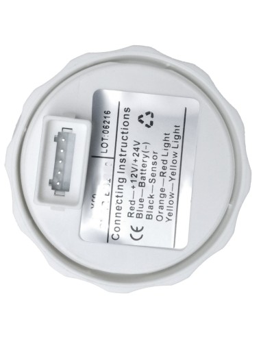 Tankanzeige Kraftstoff 240–30 Ohm – Schwarz/Silber 55 mm