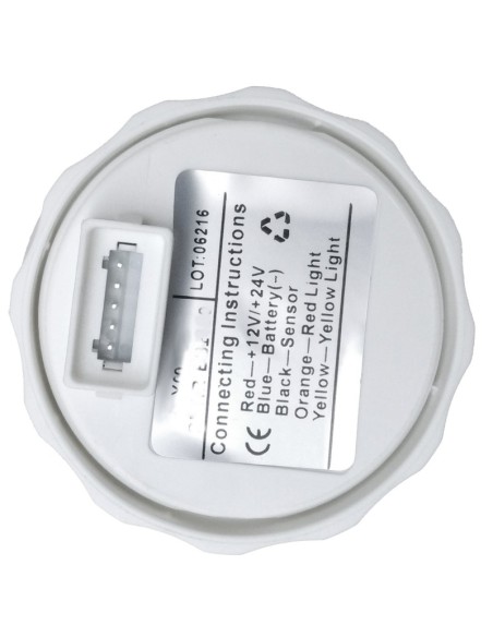 Tankanzeige Kraftstoff 240–30 Ohm – Schwarz/Silber 55 mm