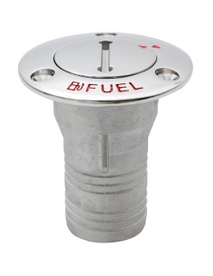 Tankeinfüllstutzen FUEL 38 mm Edelstahl – abschließbar mit Schlüssel