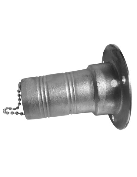 Tankeinfüllstutzen mit Schlüssel 38 mm – Edelstahl AISI 316 ISO 8099/1