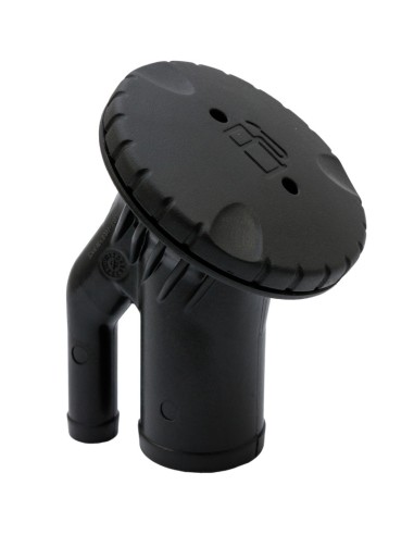 Tankeinfüllstutzen 38 mm abgewinkelt mit Entlüftung 16 mm Boot
