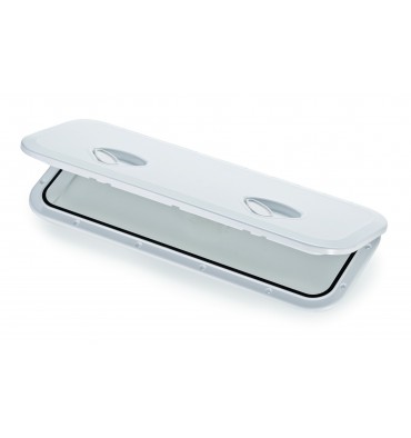 Wasserdichte Abdeckung 243x607 mm – RAL 9010 Cremeweiß