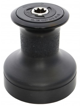 Lewmar EVO Standard Winsch 40 – Schwarz, 2-Gang