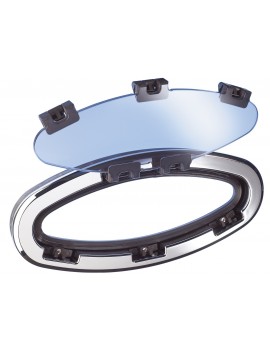 Bootsfenster Lewmar Edelstahl 8 196x452mm Silber 2