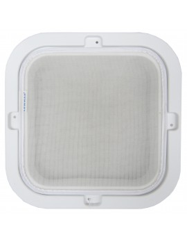 Einbaurahmen Lewmar Luke Low Profile 10 Moskitonetz - weiss www.e-nautica.de