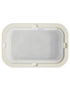 ABS Kunststoff Trim und Fliegengitter für Luke Low Profile 20 Creme