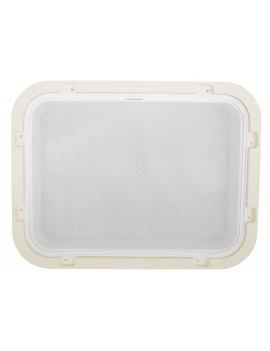 Lewmar Einbaurahmen TrimKit für Low Profile 44 mit Moskitonetz Creme