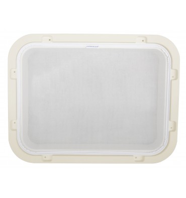 Lewmar Einbaurahmen TrimKit für Low Profile 44 mit Moskitonetz Creme