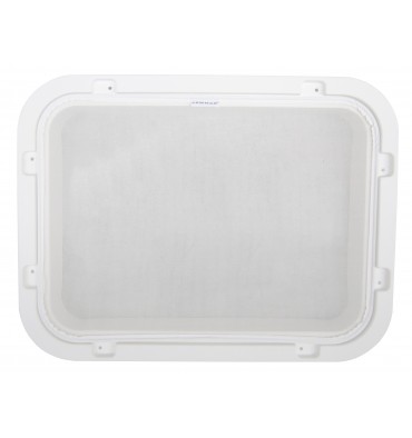 Einbaurahmen Lewmar Low Profile 50 Moskitonetz weiß www.e-nautica.de