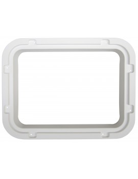 Einbaurahmen Lewmar Low Profile 50 Moskitonetz weiß www.e-nautica.de 2