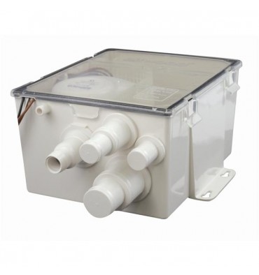 Pumpe mit behälter SHOWER SUMP 12V 750GPH www.e-nautica.de