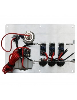 Schalttafel 12V Zigarettenanzünder und Batterietester 2