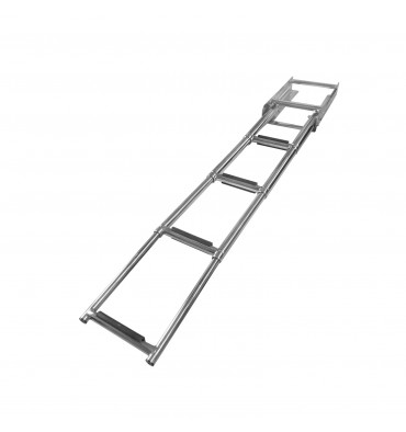 Bootsleiter Badeleiter 4STEP TELESCOPIC PLATFORM 210 www.e-nautica.de