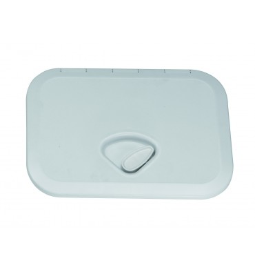 UV-beständige weiße Kunststoffabdeckung mit Dichtung 270x375 mm