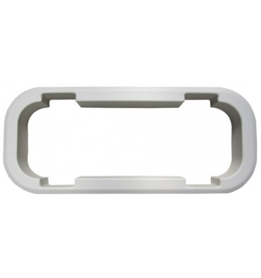 Lewmar Trim Kit Einbaurahmen für Bootsfenster Standard 3 – Weiß