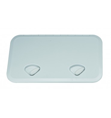 Wasserdichte cremefarbene Kunststoffabdeckung RAL 9010 353x606 mm