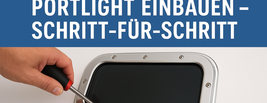 Lewmar Standard Portlight einbauen – Schritt-für-Schritt Anleitung